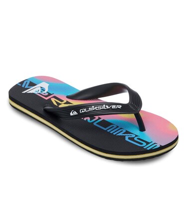 QUIKSILVER/キッズ 18.0～22.0cm EQBL100031 MOLOKAI ART 26 YOUTH ビーチサンダル クイックシルバー 男の子 ムラサキスポーツ