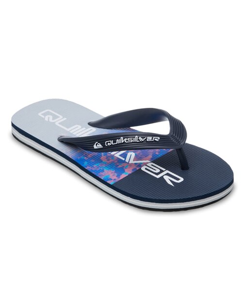 QUIKSILVER/キッズ 18.0～22.0cm EQBL100031 MOLOKAI ART 26 YOUTH ビーチサンダル クイックシルバー 男の子 ムラサキスポーツ