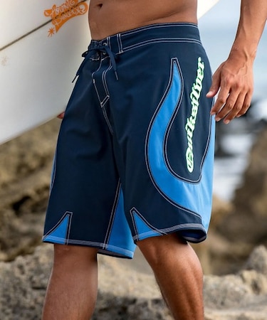 QUIKSILVER/EQYBS04924 水着 MERCURY TRIDENT 21 ボードショーツ フィットタイ 21インチ インナーショーツなしタイプ 4WAYストレッチ・撥水加工 トランクス クイックシルバー メンズ ムラサキスポーツ