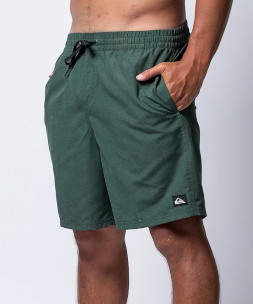 QUIKSILVER/EQYJV04137 水着 EVERYDAY SOLID VOLLEY 19 ジャムボードショーツ 19インチ インナーショーツ付き (ウエストゴムタイプ) ノンストレッチ・撥水加工 トランクス クイックシルバー メンズ ムラサキスポーツ
