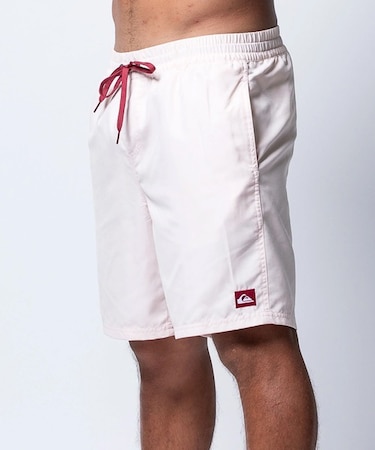 QUIKSILVER/EQYJV04137 水着 EVERYDAY SOLID VOLLEY 19 ジャムボードショーツ 19インチ インナーショーツ付き (ウエストゴムタイプ) ノンストレッチ・撥水加工 トランクス クイックシルバー メンズ ムラサキスポーツ