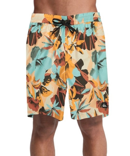 QUIKSILVER/EQYJV04223 水着 EVERYDAY PRINTED VOLLEY 19 ジャムボードショーツ 19インチ インナーショーツ付き (ウエストゴムタイプ) ノンストレッチ・撥水加工 トランクス クイックシルバー メンズ ムラサキスポーツ