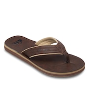 QUIKSILVER/EQYL100060 CARVER NUBUCK 26 ヴィーガンヌバックレザ―サンダル クイックシルバー メンズ ムラサキスポーツ