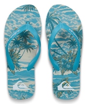 QUIKSILVER/EQYL100082 MOLOKAI ART 26 ビーチサンダル クイックシルバー メンズ ムラサキスポーツ