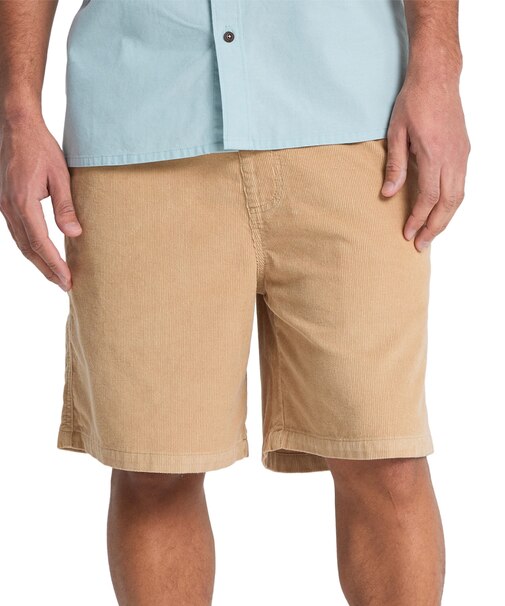 QUIKSILVER/EQYWS03878 TAXER CORD WS コーデュロイ ショートパンツ ウォークショーツ ウエストゴム ドローコード クイックシルバー メンズ ムラサキスポーツ