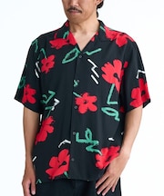 QUIKSILVER/EQYWT04691 SAFE PARADISE SS 半袖 シャツ 花柄 クイックシルバー メンズ ムラサキスポーツ