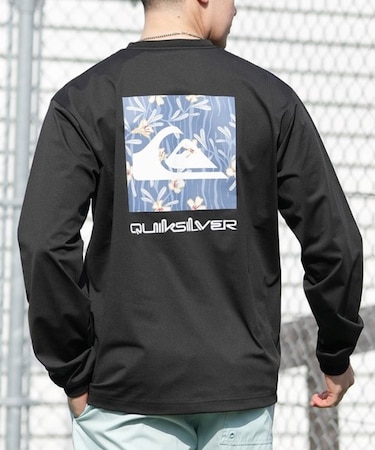 【ムラサキスポーツ別注】QUIKSILVER/QLY261621M 水着 ラッシュガード 長袖 Tシャツ ロンT メンズ UVカット 速乾 接触冷感 水陸両用 クイックシルバー メンズ ムラサキスポーツ限定
