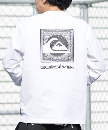 【ムラサキスポーツ別注】QUIKSILVER/QLY261621M 水着 ラッシュガード 長袖 Tシャツ ロンT メンズ UVカット 速乾 接触冷感 水陸両用 クイックシルバー メンズ ムラサキスポーツ限定