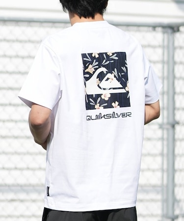 【ムラサキスポーツ別注】QUIKSILVER/QLY261623M 水着 ラッシュガード 半袖 Tシャツ メンズ UVカット 速乾 接触冷感 水陸両用 クイックシルバー メンズ ムラサキスポーツ限定