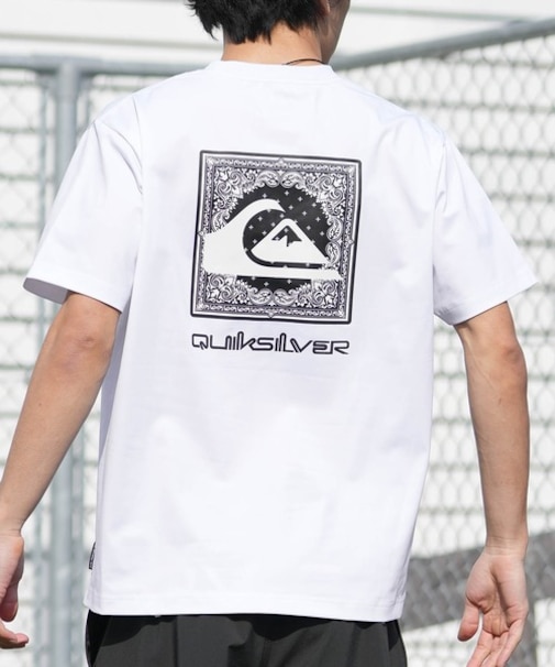 【ムラサキスポーツ別注】QUIKSILVER/QLY261623M 水着 ラッシュガード 半袖 Tシャツ メンズ UVカット 速乾 接触冷感 水陸両用 クイックシルバー メンズ ムラサキスポーツ限定