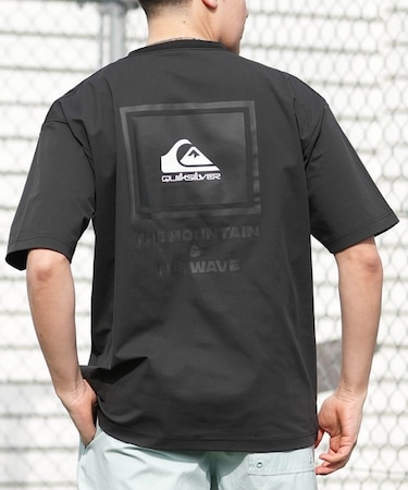 【ムラサキスポーツ別注】QUIKSILVER/QLY261624M 水着 ラッシュガード 半袖 Tシャツ メンズ UVカット 速乾 接触冷感 水陸両用 クイックシルバー メンズ ムラサキスポーツ限定