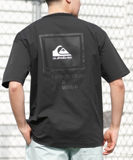 【ムラサキスポーツ別注】QUIKSILVER/QLY261624M 水着 ラッシュガード 半袖 Tシャツ メンズ UVカット 速乾 接触冷感 水陸両用 クイックシルバー メンズ ムラサキスポーツ限定