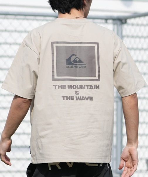 【ムラサキスポーツ別注】QUIKSILVER/QLY261624M 水着 ラッシュガード 半袖 Tシャツ メンズ UVカット 速乾 接触冷感 水陸両用 クイックシルバー メンズ ムラサキスポーツ限定