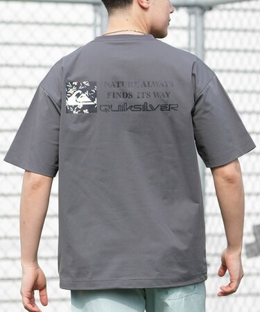 【ムラサキスポーツ別注】QUIKSILVER/QLY261625M 水着 ラッシュガード 半袖 Tシャツ メンズ UVカット 速乾 接触冷感 水陸両用 クイックシルバー メンズ ムラサキスポーツ限定