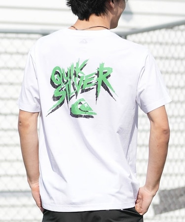 【ムラサキスポーツ別注】QUIKSILVER/QLY261626M 水着 ラッシュガード 半袖 Tシャツ メンズ UVカット 軽量 速乾 水陸両用 クイックシルバー メンズ ムラサキスポーツ限定