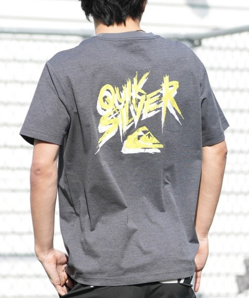 【ムラサキスポーツ別注】QUIKSILVER/QLY261626M 水着 ラッシュガード 半袖 Tシャツ メンズ UVカット 軽量 速乾 水陸両用 クイックシルバー メンズ ムラサキスポーツ限定
