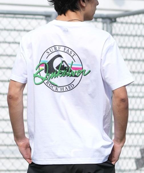 【ムラサキスポーツ別注】QUIKSILVER/QLY261627M 水着 ラッシュガード 半袖 Tシャツ メンズ UVカット 軽量 速乾 水陸両用 クイックシルバー メンズ ムラサキスポーツ限定