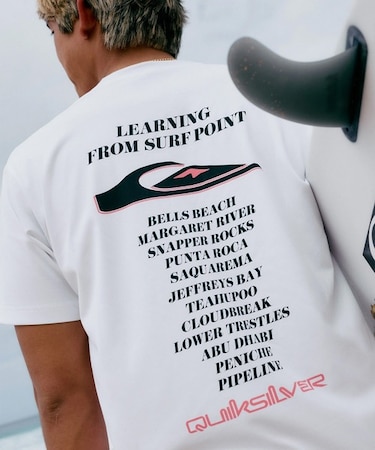 QUIKSILVER/水着 QLY262004 ICON OF SURF 26 SS 半袖Tシャツ 超速乾 UPF50+ 4WAYストレッチ クイックシルバー メンズ ムラサキスポーツ