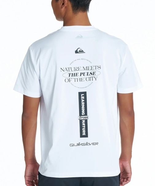 QUIKSILVER/水着 QLY262014 QS MEETS SS 半袖Tシャツ 速乾 UPF50+ ストレッチ クイックシルバー メンズ ムラサキスポーツ