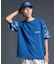 QUIKSILVER/QST262015 MERCURY PAISLEY SLEEVE ST 半袖Tシャツ ペイズリー柄 ルーズフィット クイックシルバー メンズ ムラサキスポーツ