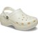 CROCS/207241-0WV ウィメンズ クラシック プラットフォーム グリッター クロッグ サンダル クロックス ムラサキスポーツ