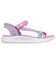 SKECHERS/キッズ 17.0～23.0cm GO WALK FLEX SANDAL-LOTS 303028L-MLT「スリップイン」仕様 サンダル スケッチャーズ ムラサキスポーツ
