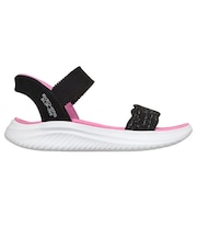 SKECHERS/キッズ 17.0~23.0cm ULTRA FLEX 3.0 SANDAL-HMS 303029L-BKPK「スリップイン」仕様 サンダル スケッチャーズ ムラサキスポーツ