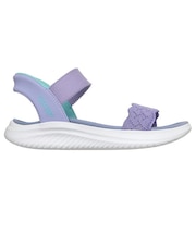 SKECHERS/キッズ 17.0～23.0cm ULTRA FLEX 3.0 SANDAL-HMS 303029L-LAV「スリップイン」仕様 サンダル スケッチャーズ ムラサキスポーツ