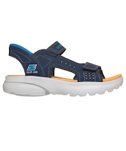 SKECHERS/キッズ 17.0～23.0cm RAZOR SPLASH - COASTAL Q 407014L-NVOR「スリップイン」仕様 サンダル スケッチャーズ ムラサキスポーツ