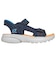 SKECHERS/キッズ 17.0～23.0cm RAZOR SPLASH - COASTAL Q 407014L-NVOR「スリップイン」仕様 サンダル スケッチャーズ ムラサキスポーツ