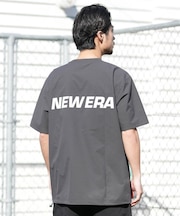 NEWERA/14774251 ユーティリティー ピステ ポケット付き 耐塩素 撥水・ストレッチ性 ゆとりシルエット UVカット  ラッシュガード Tシャツ ニューエラ メンズ ムラサキスポーツ
