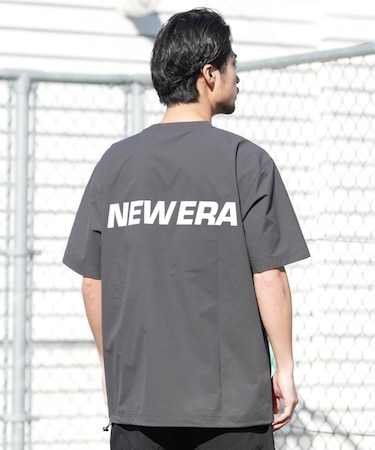 NEWERA/14774251 ユーティリティー ピステ ポケット付き 耐塩素 撥水・ストレッチ性 ゆとりシルエット UVカット  ラッシュガード Tシャツ ニューエラ メンズ ムラサキスポーツ