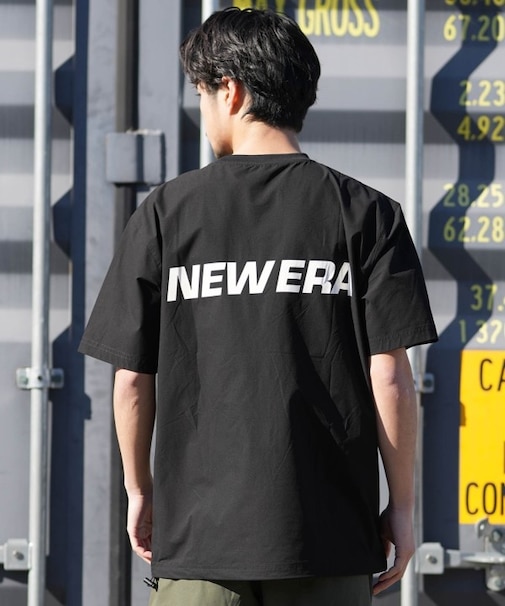 NEWERA/14774252 ユーティリティー ピステ ポケット付き 耐塩素 撥水・ストレッチ性 ゆとりシルエット UVカット  ラッシュガード Tシャツ ニューエラ メンズ ムラサキスポーツ