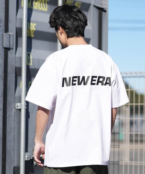 NEWERA/14774253 半袖 ユーティリティー オーバーサイズ 耐塩素・耐海水仕様 吸汗速乾、UVカット ラッシュガード Tシャツ ニューエラ メンズ ムラサキスポーツ