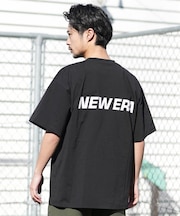 NEWERA/14774254 半袖 ユーティリティー オーバーサイズ 耐塩素・耐海水仕様 吸汗速乾、UVカット ラッシュガード Tシャツ ニューエラ メンズ ムラサキスポーツ