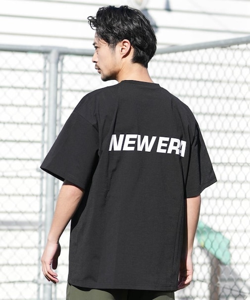 NEWERA/14774254 半袖 ユーティリティー オーバーサイズ 耐塩素・耐海水仕様 吸汗速乾、UVカット ラッシュガード Tシャツ ニューエラ メンズ ムラサキスポーツ