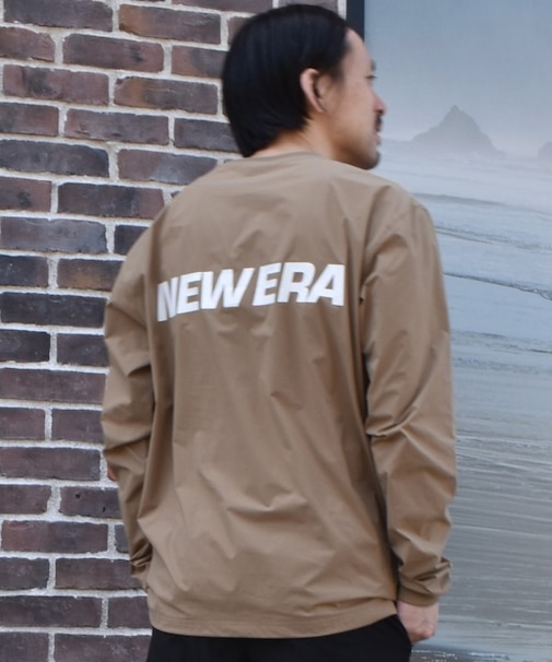 NEWERA/14774265 長袖 ユーティリティー ピステ ポケット付き 耐塩素 撥水・ストレッチ性 ゆとりシルエット UVカット  ラッシュガード Tシャツ ニューエラ メンズ ムラサキスポーツ