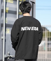 NEWERA/14774267 長袖 ユーティリティー ピステ ポケット付き 耐塩素 撥水・ストレッチ性 ゆとりシルエット UVカット  ラッシュガード Tシャツ ニューエラ メンズ ムラサキスポーツ