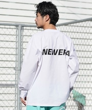 NEWERA/14774268 長袖 ユーティリティー オーバーサイズ 耐塩素・耐海水仕様 吸汗速乾、UVカット ラッシュガード Tシャツ ニューエラ メンズ ムラサキスポーツ