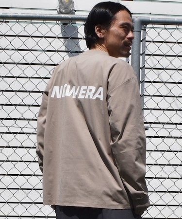 NEWERA/14774270 長袖 ユーティリティー オーバーサイズ 耐塩素・耐海水仕様 吸汗速乾、UVカット ラッシュガード Tシャツ ニューエラ メンズ ムラサキスポーツ