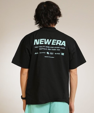 【別注】NEWERA/15159371 半袖 ユーティリティー オーバーサイズ 耐塩素・耐海水仕様 吸汗速乾、UVカット ラッシュガード Tシャツ ニューエラ メンズ ムラサキスポーツ限定