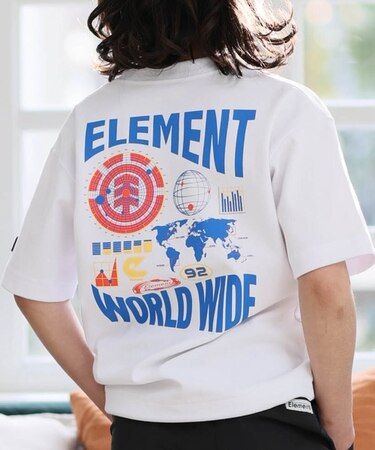 ELEMENT/BG025P11 半袖 Tシャツ 裾ドローコード調整 エレメント 男の子 女の子 ムラサキスポーツ