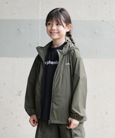 【ムラサキスポーツ別注】PHENIX/POO-26133MS ジャケット 撥水 軽量 パッカブル コート アウター フェニックス キッズ 男の子 女の子 ムラサキスポーツ