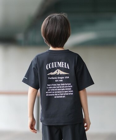 Columbia/PY1683 UVカット 冷却機能 吸湿速乾 半袖 Tシャツ コロンビア キッズ 男の子 女の子 ムラサキスポーツ