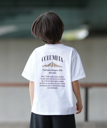Columbia/PY1683 UVカット 冷却機能 吸湿速乾 半袖 Tシャツ コロンビア キッズ 男の子 女の子 ムラサキスポーツ