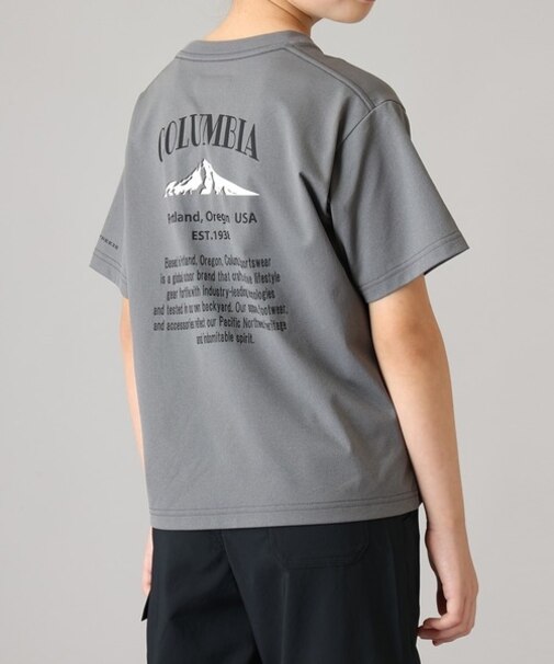 Columbia/PY1683 UVカット 冷却機能 吸湿速乾 半袖 Tシャツ コロンビア キッズ 男の子 女の子 ムラサキスポーツ