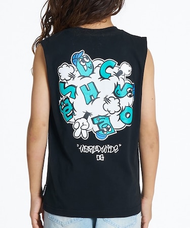 DC Shoes/YSL262514 タンクトップ ディーシーシューズ キッズ 男の子 女の子 ムラサキスポーツ