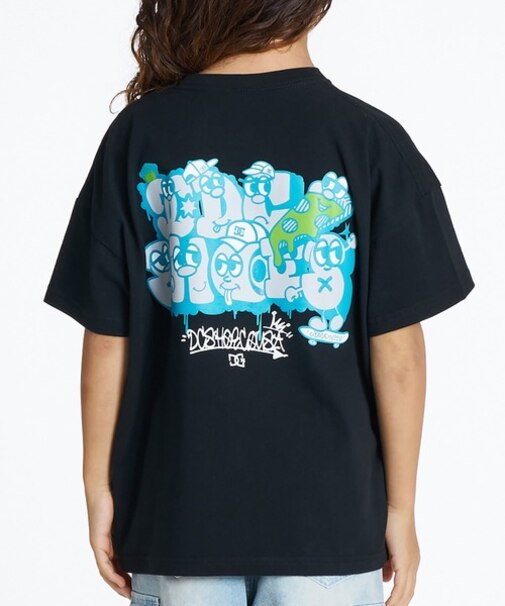 DC Shoes/YST262508 26 KD SK CREW Tシャツ 半袖 ディーシーシューズ キッズ 男の子 女の子 ムラサキスポーツ