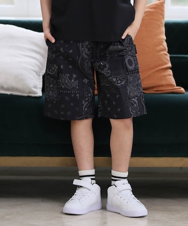DC Shoes/YWS262502 セットアップ対応 26 KD WIDE CARGO SHORT ハーフパンツ ショートパンツキッズ 男の子 女の子 ムラサキスポーツ