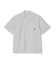 Carhartt WIP/I036203 SS Leavel Shirt 半袖 シャツ ストライプ柄 ショートスリーブリーベルシャツ カーハートダブリューアイピー メンズ ムラサキスポーツ